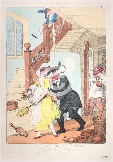A Tour to the Lakes, October 1807., October 1807. Creator: Thomas Rowlandson.