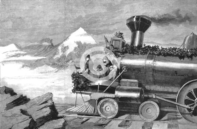 ''A Tour with the Govenor-General of Canada over the Canadian Pacific Railway--The Summit...', 1890. Creator: Frederick Villiers.