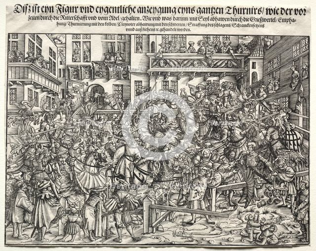 A Tournament, 1500s. Creator: Unknown.