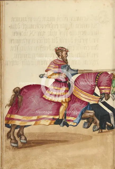 A Tournament Contest, about 1560-1570. Creator: Unknown.
