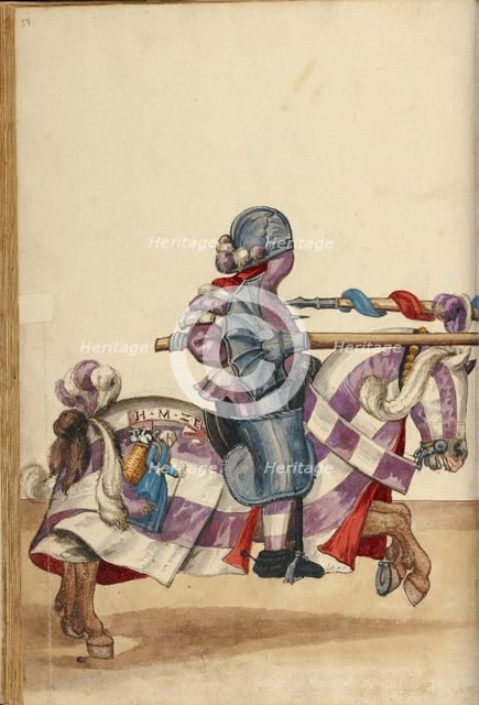 A Tournament Contest, about 1560-1570. Creator: Unknown.