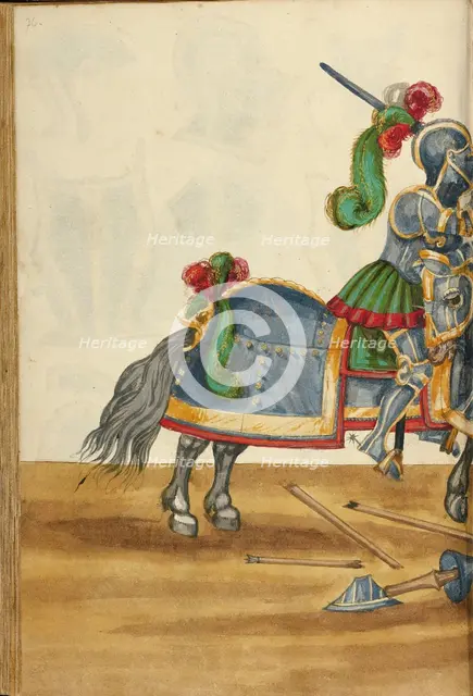A Tournament Contest, about 1560-1570. Creator: Unknown.