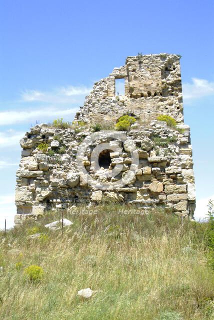 A tower in Amphipolis, Greece. Artist: Samuel Magal
