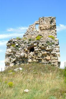 A tower in Amphipolis, Greece. Creator: Samuel Magal