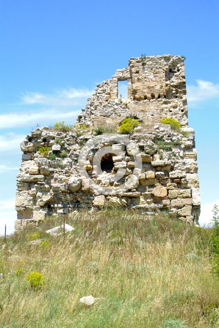 A tower in Amphipolis, Greece. Creator: Samuel Magal.