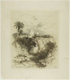 A Tower of Cortez, 1883. Creator: Thomas Moran
