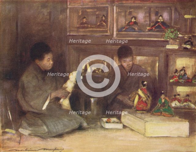 'A Toy-Shop', c1887, (1901). Artist: Mortimer L Menpes.