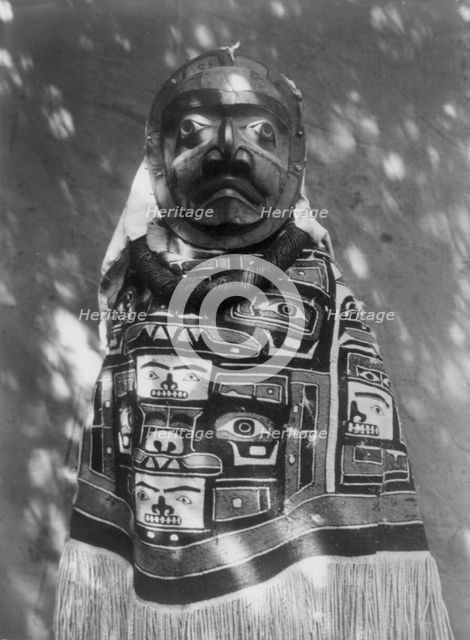 A Tluwulahu costume-Qagyuhl, c1914. Creator: Edward Sheriff Curtis.