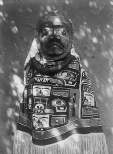 A Tluwulahu costume-Qagyuhl, c1914. Creator: Edward Sheriff Curtis