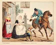 A Traveller Stopt at a Widow's Gate, 1824