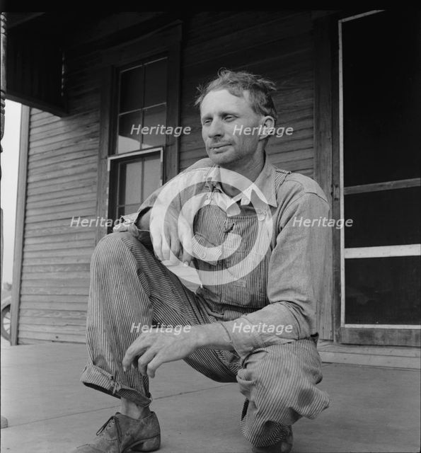 A tractor driver on a Texas cotton farm, 1937. Creator: Dorothea Lange.