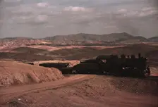 A train bringing copper ore out of the mine, Ducktown, Tenn. , 1940. Creator: Marion Post Wolcott