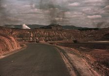 A train bringing copper ore out of the mine, Ducktown, Tenn. , 1940. Creator: Marion Post Wolcott