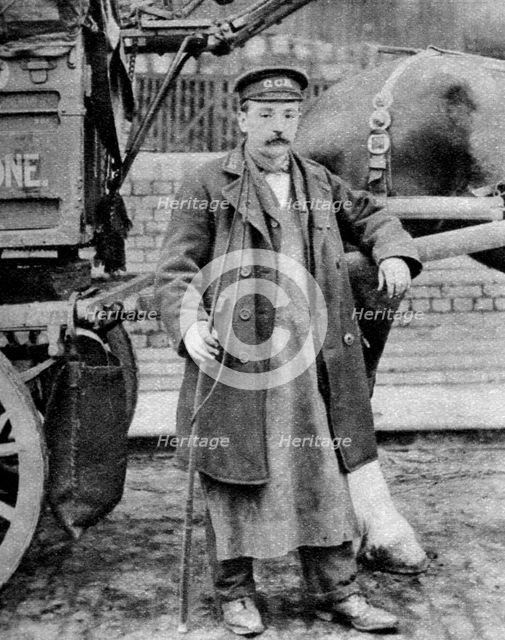 A train carman, London, 1926-1927. Artist: Unknown