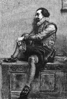 "A Train of Thought," by J. D. Watson, in the Winter Exhibition, 1864. Creator: W Thomas
