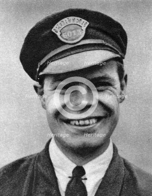A train porter, London, 1926-1927. Artist: Unknown