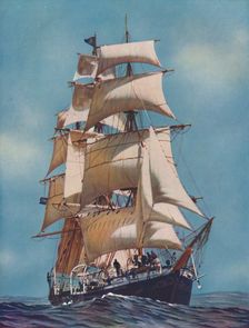A Training Ship for Fifty-Two Years, the Joseph Conrad is now registered as a yacht 1937