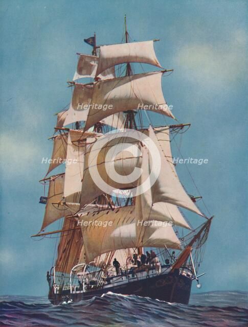 'A Training Ship for Fifty-Two Years, the Joseph Conrad is now registered as a yacht', 1937. Artist: Unknown.