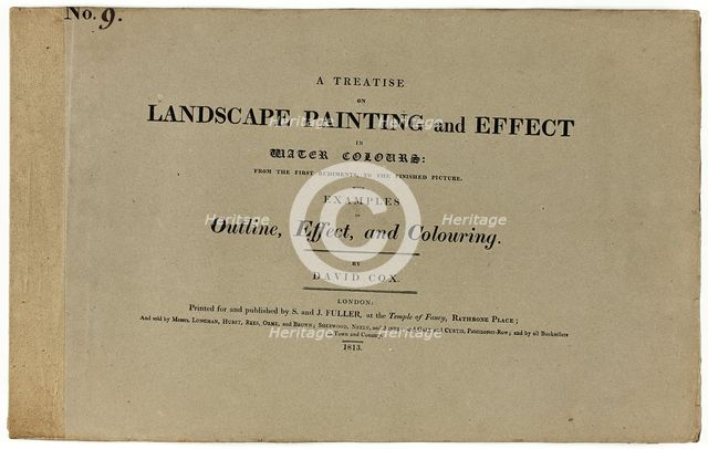A Treatise on Landscape Painting and Effect in Water Colours: From the First Rudiments..., No. 9, 18 Creator: David Cox the elder.