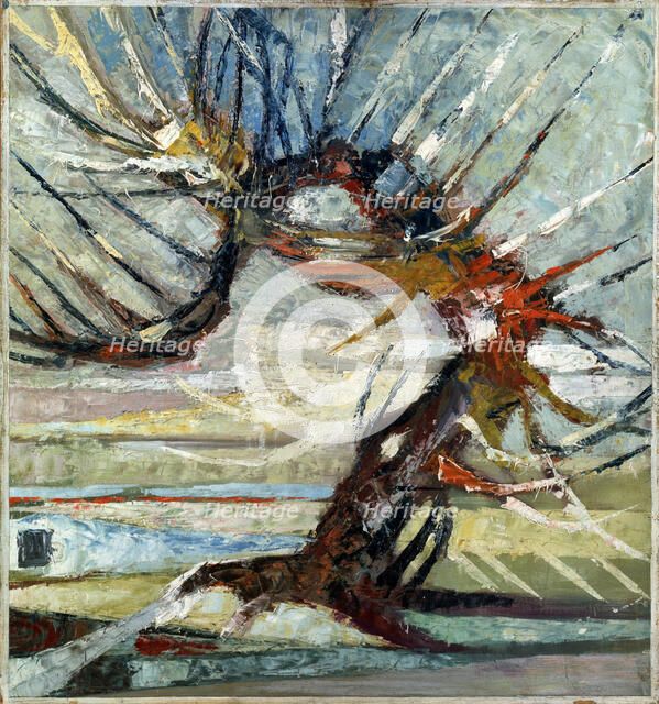 'A Tree', early 20th century(?).  Artist: Otto Mueller