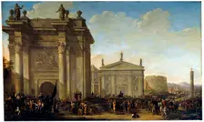 A Triumphal Procession 17th or early 18th century. Artist: Willem van de Velde the Younger