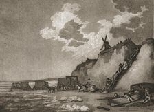 'A Trip to Brighton a Hundred Years Ago; Brighthelmstone--The Bathing Place with Smoaker's Machines Creator: Unknown