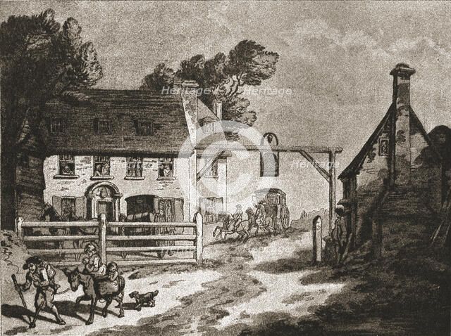 ''A Trip to Brighton a Hundred Years Ago; "The Cock" at Sutton, c1788', 1888. Creator: Unknown.