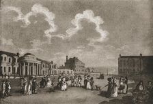 'A Trip to Brighton a Hundred Years Ago; The Steine, with the Marine Pavilion built for the Prince Creator: Unknown