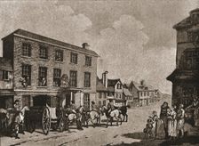'A Trip to Brighton a Hundred Years Ago; "The White Hart" at Reigate, c1788 1888. Creator: Unknown