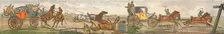 'A Trip to Leicestershire, or The Melton Mowbray Panorama, 1820; Adventures on the Road to Melton - Creator: Unknown