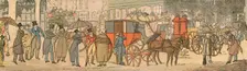 'A Trip to Leicestershire, or The Melton Mowbray Panorama, 1820; Frost Breaking Up -- Off to the Sh Creator: Unknown
