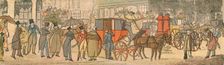 'A Trip to Leicestershire, or The Melton Mowbray Panorama, 1820; Frost Breaking Up -- Off to the Sh Creator: Unknown