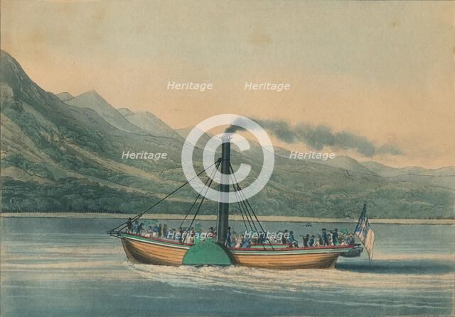 'A Trip Up Loch Lomond', 1825. Creator: George Hunt.