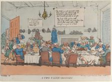 A Two O'Clock Ordinary, June 4, 1811., June 4, 1811. Creator: Thomas Rowlandson