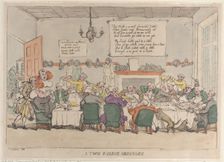 A Two O'Clock Ordinary, June 4, 1811., June 4, 1811. Creator: Thomas Rowlandson