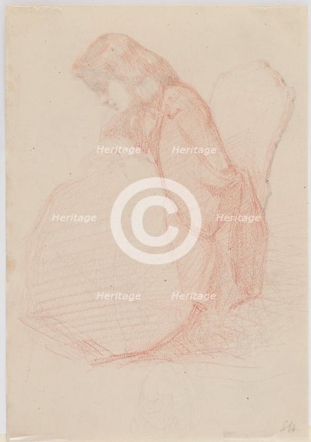 A two-sided drawing of Fumette and Dancing Clowns, 1855-1859. Creator: James Abbott McNeill Whistler.