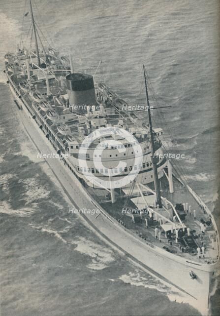 'A Twin-Screw motorship, the Stirling Castle built by Harland and Wolff', 1937. Artist: Unknown.