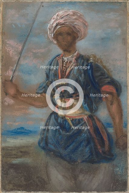 A Turk, 1815/1817. Creator: Jules-Robert Auguste.