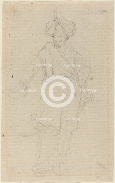 A Turk [recto]. Creator: Giovanni Battista Cipriani.