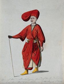 A Turkish guardsman. Creator: Unknown