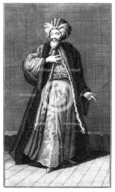 'A Turkish Gentleman', 19th century. Artist: Unknown