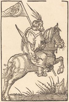 A Turkish Horseman. Creator: Hans Springinklee