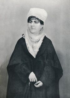 A Turkish lady in outdoor costume, 1912