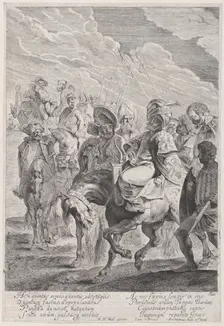 A Turkish Prince on Horseback, ca. 1620-25. Creator: Pieter Soutman