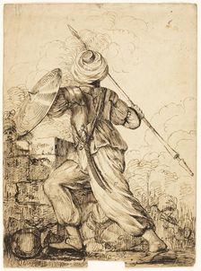 A Turkish Soldier, n.d. Creator: James Durno