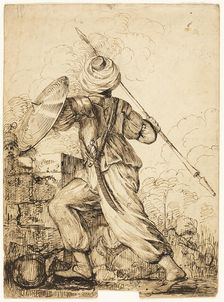 A Turkish Soldier, n.d. Creator: James Durno