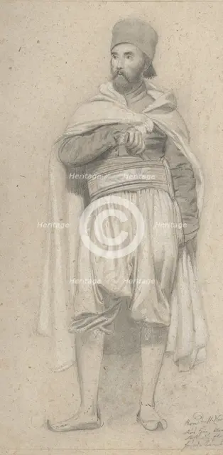 A Turkish Warrior, 1843 (?). Creator: Niels Simonsen.