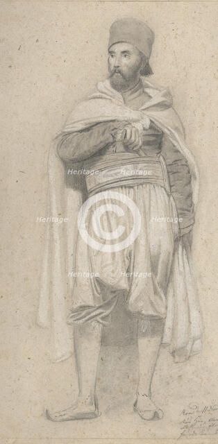 A Turkish Warrior, 1843 (?). Creator: Niels Simonsen.