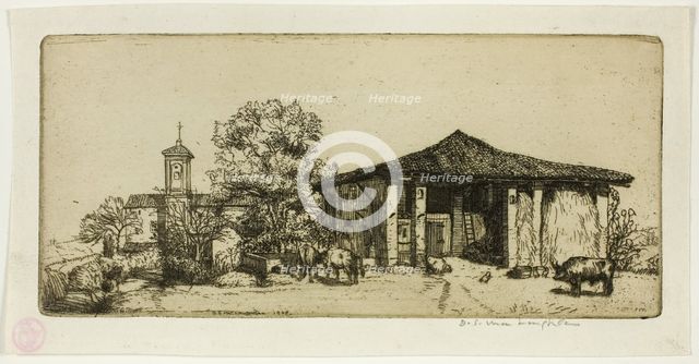 A Tuscan Farm, 1904. Creator: Donald Shaw MacLaughlan.