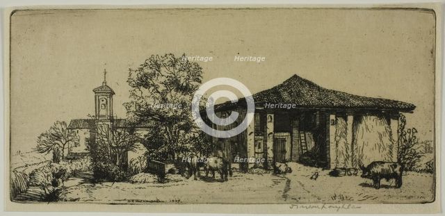 A Tuscan Farm, 1904. Creator: Donald Shaw MacLaughlan.